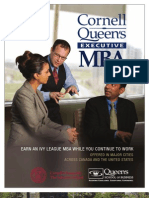 Cornell Queens Executive MBA