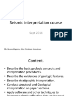 Seismic Interpretation Course