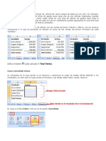 Consolidar Datos en Excel