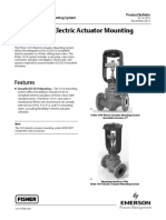 Fisherr 1010 Electric Actuator Mounting System: Features