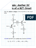 Example Another BJT Circuit Analysis