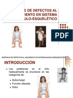 Abordaje de Defectos Al Nacimiento en Sistema Musculoesquelético