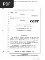 POFF v. Oklahoma DHS: Poff Deposition