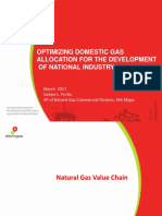 Optimizing Domestic Gas Allocation For The Development of National Industry