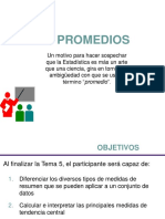 Diapositivas 1 Promedios