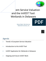 Ecosystem Service Valuation and The Invest Tool: Wetlands in Delaware