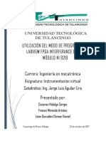 Utilización Del Modo de Programación Labview Fpga Interferance Con El Módulo Ni 9219