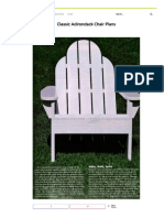 Classic Adirondack Chair Plans - WoodArchivist