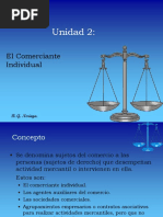 Unidad 2. El Comerciante Individual