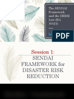 SENDAI Framework and DRRMLaw