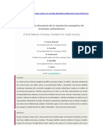 Simulación Energética de Viviendas Unifamiliares