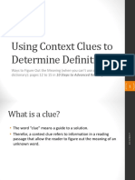 Using Context Clues