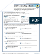 Commas and Coordinating Adjectives Bell Ringer