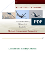 MAE4242 - Ch07 - Lateral Static Stability PDF