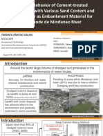 Strength Behavior of Cement Treated Dredged Soil