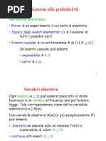 2 - Probabilità e Processi Stocastici