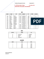 Practice Assignment of Data Base