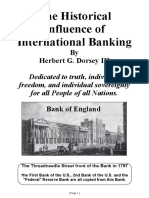 Historical Influence of International Banking (Herbert G. Dorsey III) PDF