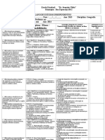 Plano Estudos Independentes 8 Ano Geografia