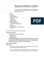 Lineamientos para La Presentacion de Las Fichas de Manteniminetos