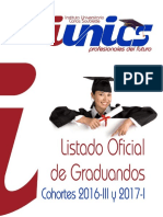 Listado Oficial de Graduandos