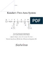 SimPower Kundur Two Area PDF