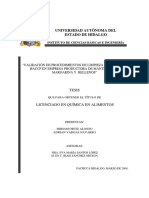 Validación de Procedimientos de Limpieza y Programa Haccp en Empresa Productora de Mantequilla, Margarina y Rellenos