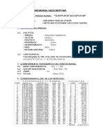 Memoria Descriptiva Modelo