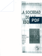 La Sociedad de Las Esquinas W Foote Whyte PDF