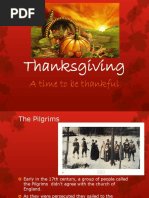 The Story of Thanksgiving Reading Comprehension Exercises - 74845