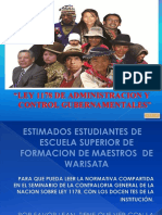 Ley 1178 Warisata PDF