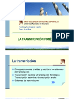 T4 - Transcripción Fonética