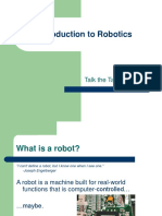 Introduction To Robotics: Talk The Talk