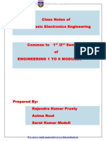 Full Modules Note-Ec100 Basics of Electronics