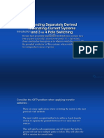 Grounding Separately Derived Alternating-Current Systems and 3 4 Pole Switching