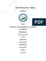 Tarea 1 de Psicopatologia