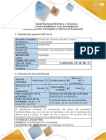 Guía de Actividades y Rúbrica de Evaluación - Fase 4 - Discusión y Reflexión Sociologia