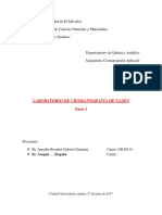 Reporte 1. Cromatografia de Gases