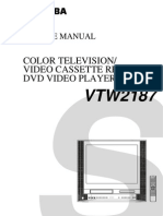 Toshiba VTW2187 Service Manual