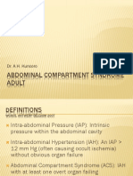 Abdominal Compartment Syndrome