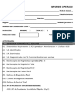 Informe Operacional 2013