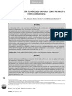 Dialnet CirugiaDeCorrecionDeMargenesGingivalesComoTratamie 4788161 PDF