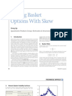 Pricing Basket Options With Skew