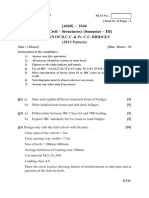 M.E. (Civil - Structures) (Semester - III) : Time: 3 Hours) (Max. Marks: 50 Instructions To The Candidates