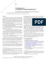 E192-15 Standard Reference Radiographs of Investment Steel Castings For Aerospace Applications