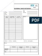 Bolt Tigthening Inspection Report: Project Date Client Location Ref. DWG Area Doc. No