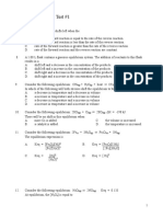 Equilibrium Practice Test 1