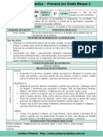 Plan 1er Grado - Bloque 2 Educación Artística (2017-2018)