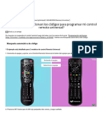 ¿Que Hacer Si No Funcionan Los Códigos para Programar Control Remoto Universal - Preguntas Frecuentes - Movistar Chile