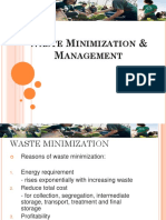 Waste Minimization and Management